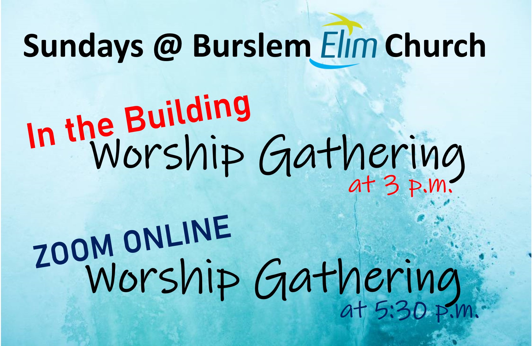 Sundays at Burslem Elim